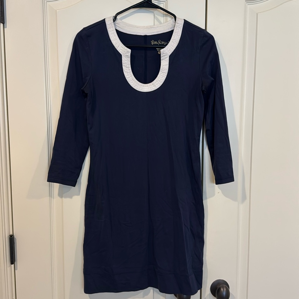 Lilly Pulitzer XS Navy Shift Dress